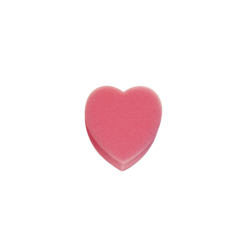 Hippotonic - Éponge forme tête de coeur rose | - Ohlala