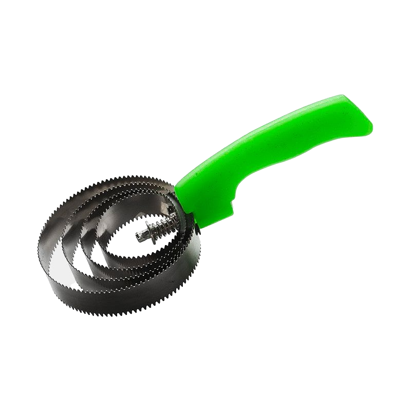 Hippotonic - Etrille métallique ronde fluo pailleté vert | - Ohlala