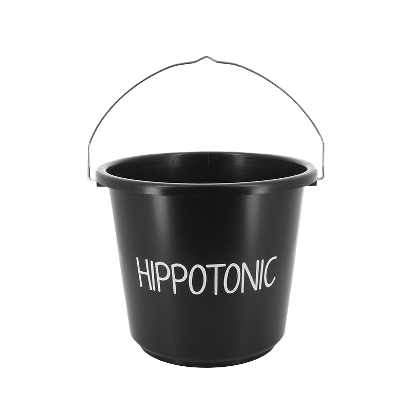 Hippotonic - Seau écurie noir 12L | - Ohlala