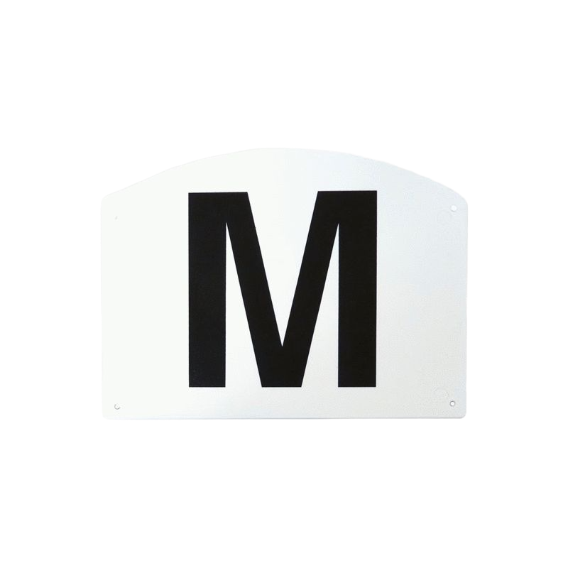 Hippotonic - Set de 12 lettres de manège support plastique