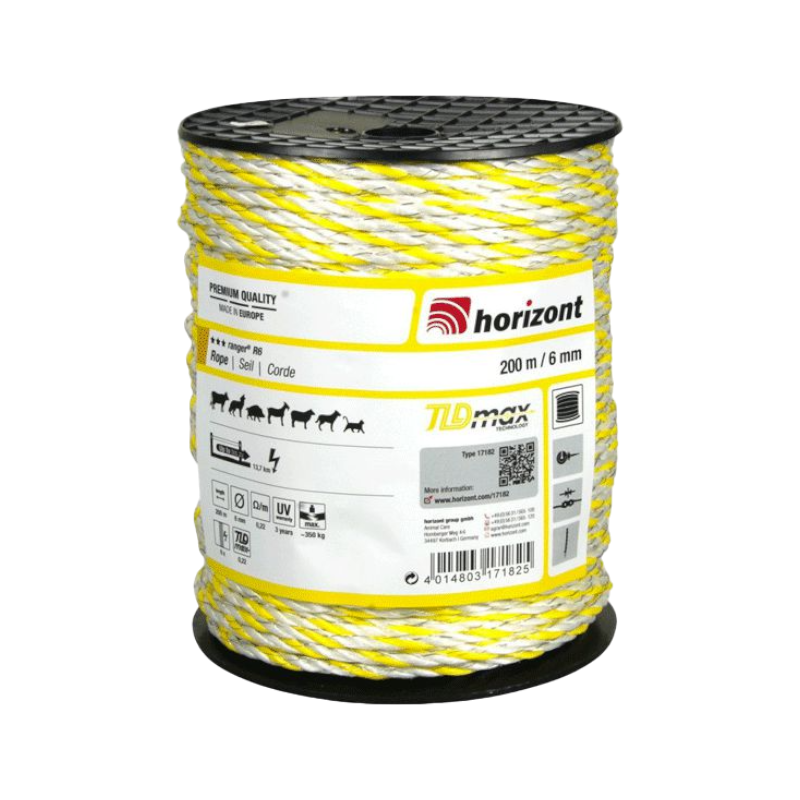 Horizont - Cordon Ranger blanc/ jaune 200 m