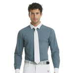 Horse Pilot - Aerolight heren overhemd lange mouwen cloudy blue | - Ohlala