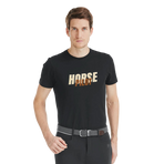 Horse Pilot - Heren T-shirt korte mouwen Team shirt black | - Ohlala