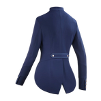 Horse Pilot - Korte dressuurwedstrijdjas dames Mini frac marine | - Ohlala