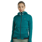 Horse Pilot - Dames fleecejack lange mouwen Tempest middle green | - Ohlala