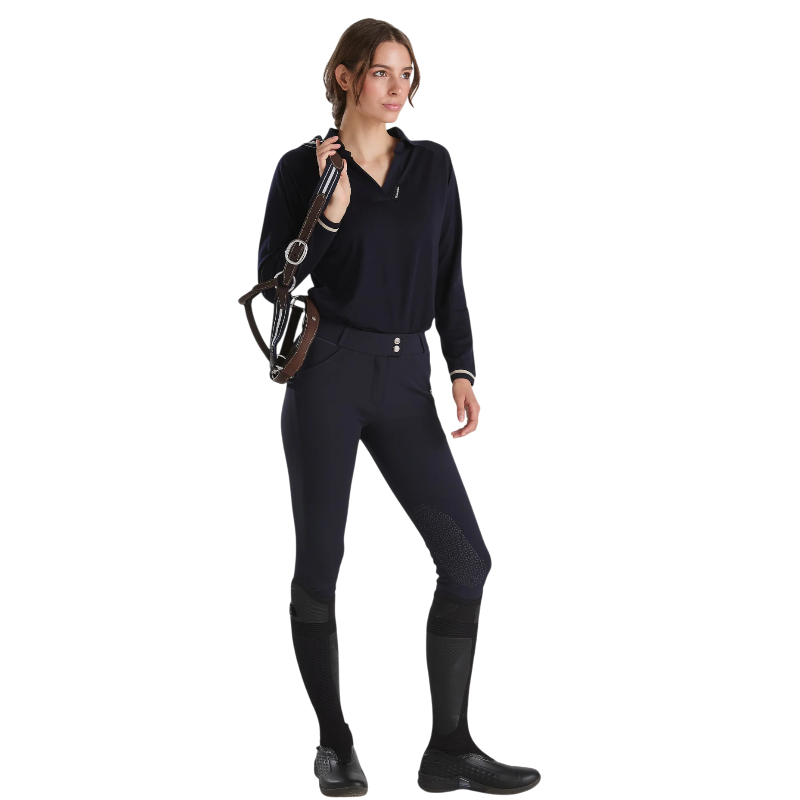 Horse Pilot - Pantalon d'équitation femme X-Prime dark night
