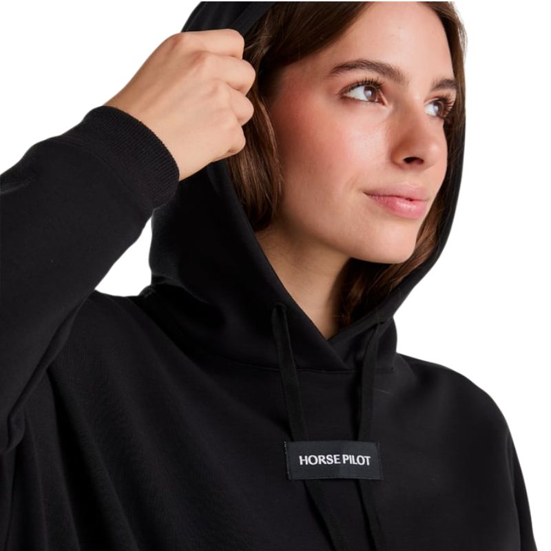 Horse Pilot - Sweat à capuche femme Team noir