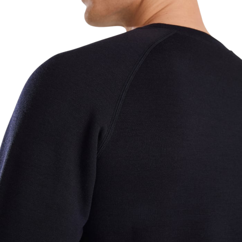 Horse Pilot - Sweat manches longues homme Merinos dark night