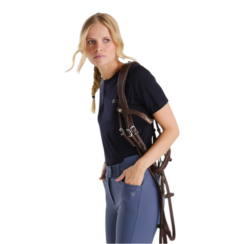 Horse Pilot - T-shirt manches courtes femme Merinos dark night