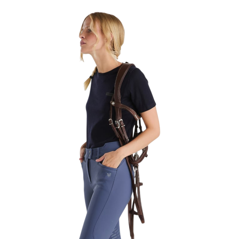 Horse Pilot - T-shirt manches courtes femme Merinos dark night