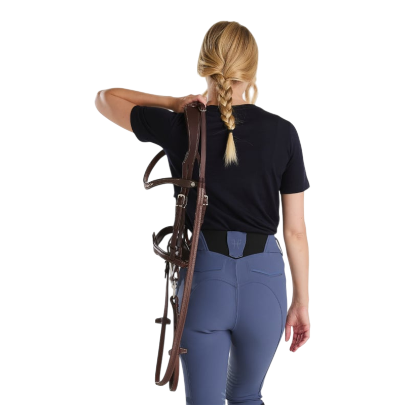 Horse Pilot - T-shirt manches courtes femme Merinos dark night