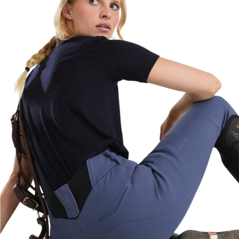 Horse Pilot - T-shirt manches courtes femme Merinos dark night