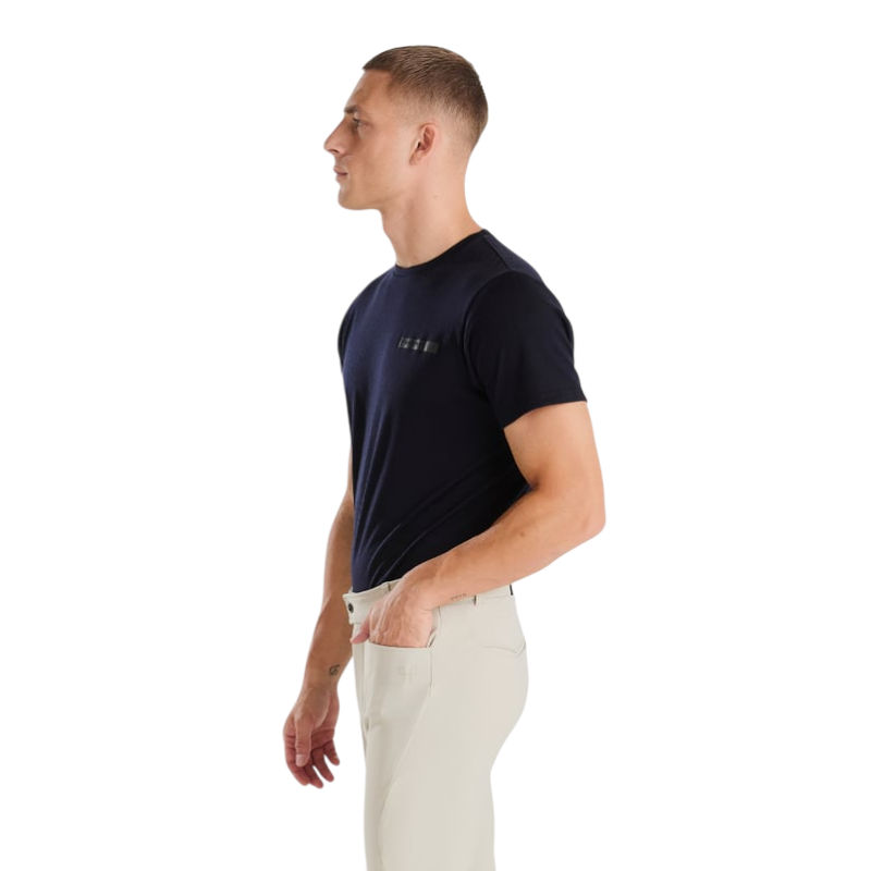 Horse Pilot - T-shirt manches courtes homme Merinos dark night