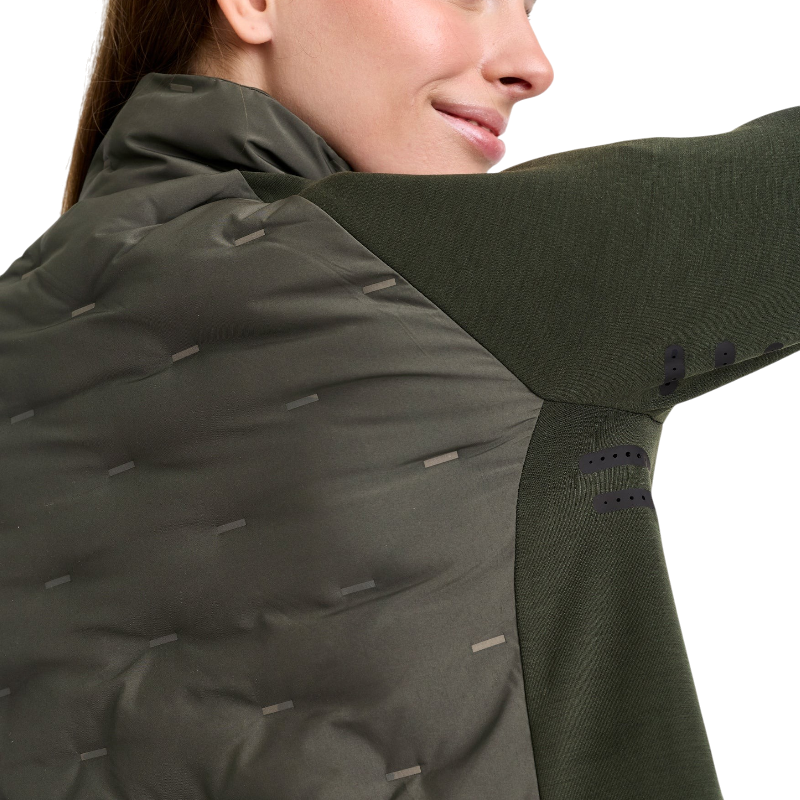 Horse Pilot - Veste manches longues femme Pulse Hybrid forest night