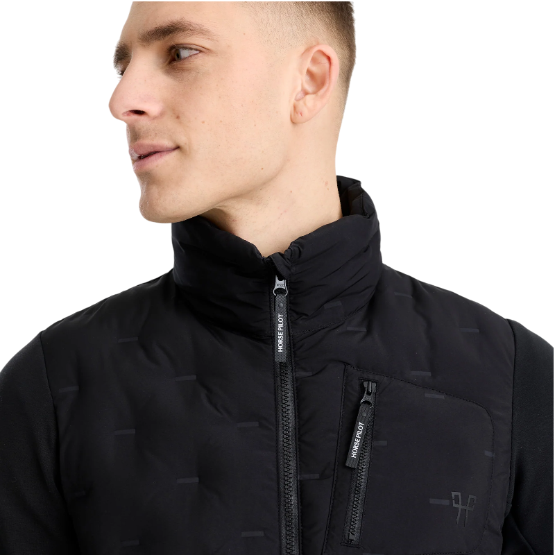 Horse Pilot - Jas lange mouwen heren Pulse Hybrid zwart