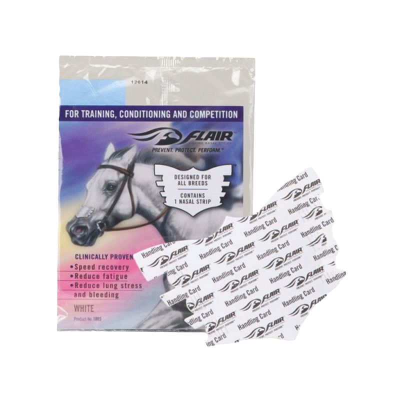Horse Master - Bande nasale Flair Nasal Strip blanc | - Ohlala