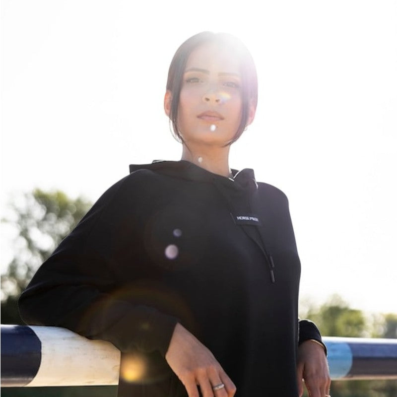 Horse Pilot - Sweat à capuche femme Team noir