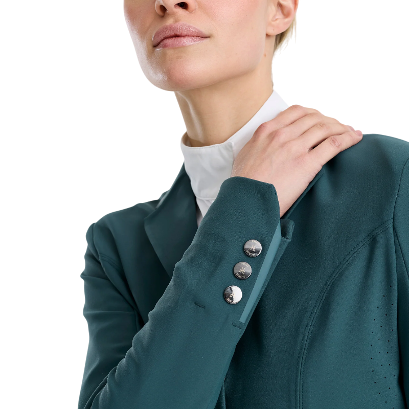 Horse Pilot - Concoursjasje dames Aeromade Balsam Green logo groen