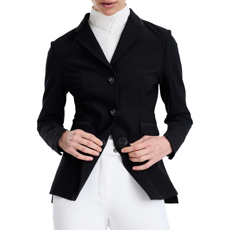 Horse Pilot - Veste de concours femme Aeromade noir logo noir