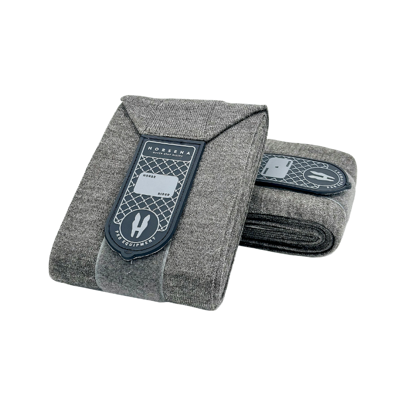 Horsena - Bandes de repos 4m gris chiné (x2) | - Ohlala