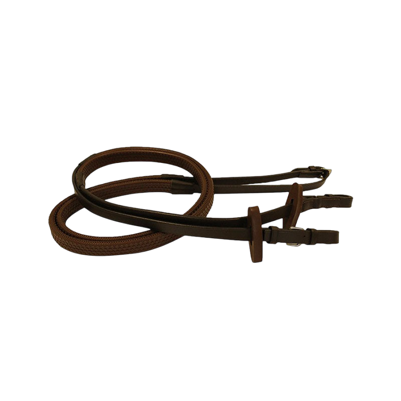 Rênes compétition Rambo Micklem havane Horseware | OHLALA ランボーMicklem Competition Reins