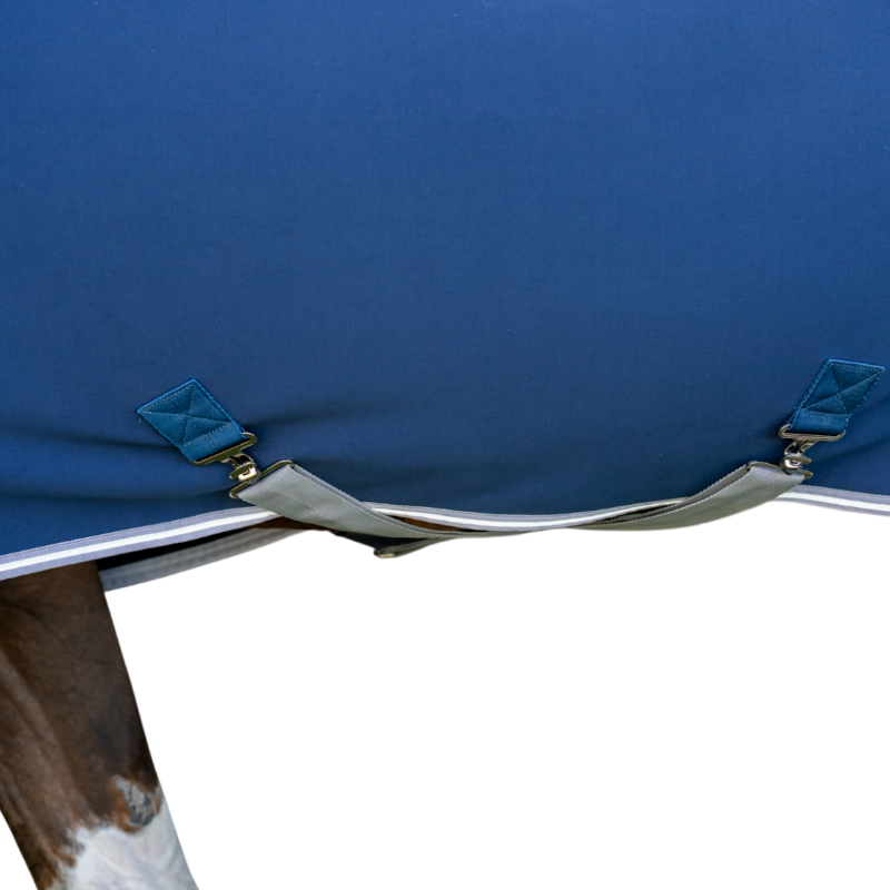 Horseware - Chemise séchante Amigo Jersey Pony marine/ titanium grey/ argent | - Ohlala