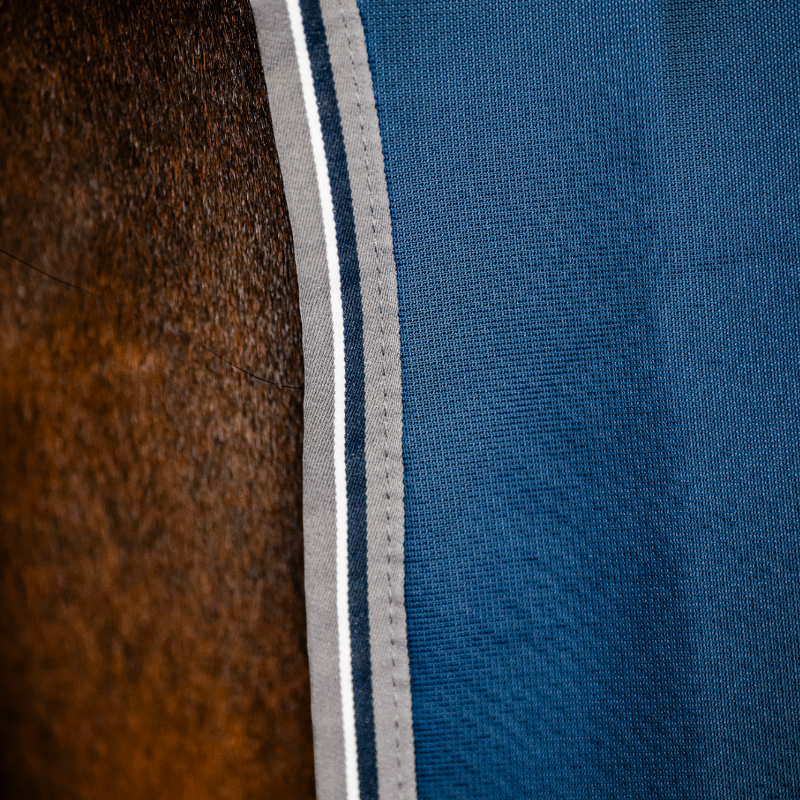 Horseware - Chemise séchante Rambo Airmax Cooler marine/ thunderstorm grey/ argent | - Ohlala