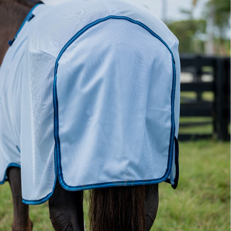 Horseware - Couverture anti-mouches Amigo Bug Rug azure blue/ marine/ bleu électrique | - Ohlala