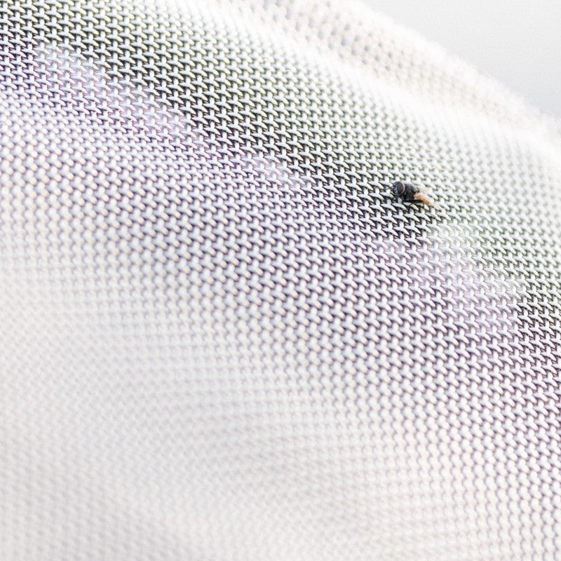 Horseware - Couverture anti-mouches Rambo Protector Fieldsafe argent/ marine/ blanc/ beige | - Ohlala