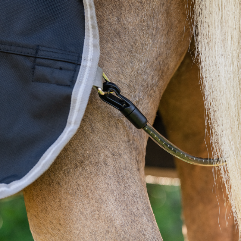 Horseware - Couverture d'extérieur Amigo Bravo Plus Pony Turnout noir/ titanium grey/ argent 250g