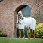 Horseware - Couverture d'extérieur Amigo Ripstop Hoody argent/ titanium grey/ argent | - Ohlala