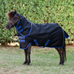 Horseware - Amigo Ripstop Plus Petite Turnout buitendeken zwart/ classic blue 200g | - Ohlala