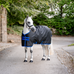 Horseware - Amigo Ripstop Pony Turnout buitendeken zwart/ classic blue 50g | - Ohlala