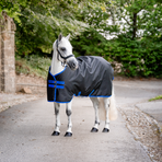 Horseware - Amigo Ripstop Pony Turnout buitendeken zwart/ classic blue 200g | - Ohlala