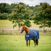 Horseware - Couverture d'extérieur Amigo Ripstop Turnout marine/ titanium grey 200g | - Ohlala