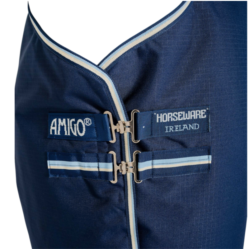 Horseware - Couverture d'extérieur Amigo Ripstop Turnout witney navy 100g