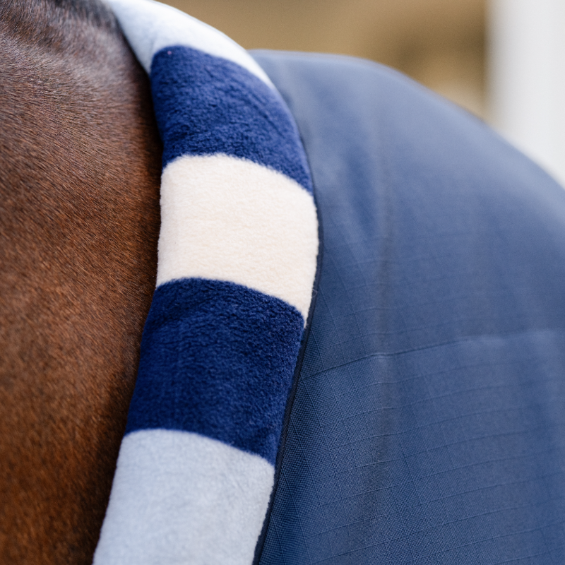 Horseware - Couverture de box Newmarket Cosy Stable witney navy 100g | - Ohlala