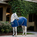 Horseware - Rambo Stable boxdeken marine/ thunderstorm grey/ zilver | - Ohlala