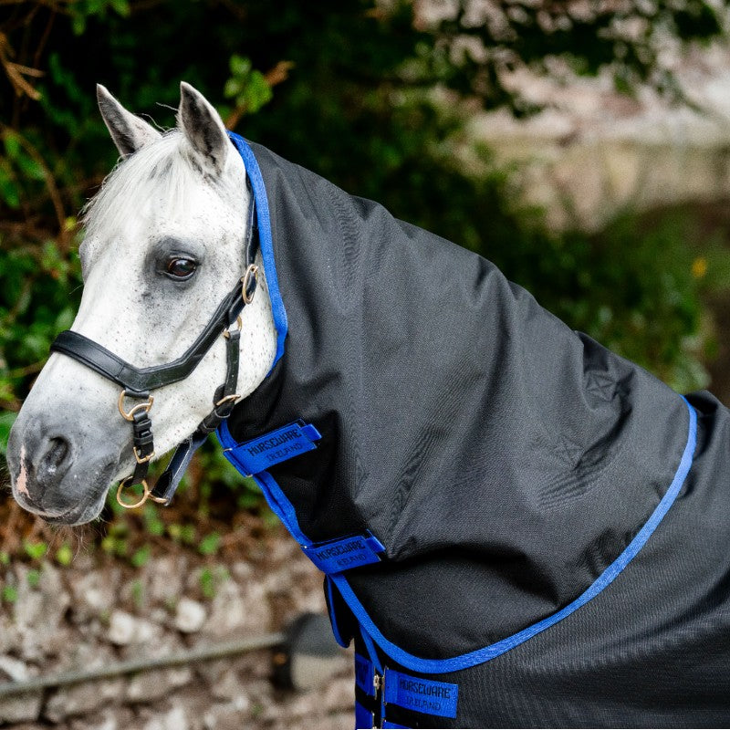 Horseware - Couvre-cou Amigo Ripstop 900 Hood noir/ classic blue 0g | - Ohlala