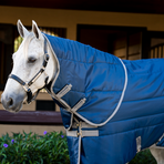 Horseware - Amigo Ripstop Insulator stalhalsdek marine/ titanium grey 200g | - Ohlala