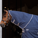 Horseware - Rhino Stable nekdeken marine/ titanium grey/ classic blue 200g | - Ohlala