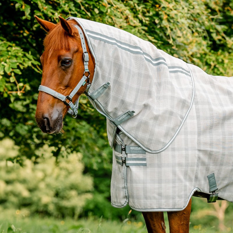 Horseware - Couvre-cou anti-mouches Newmarket witney charcoal