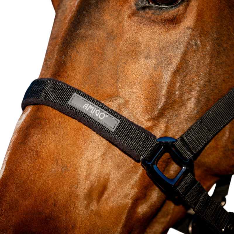 Horseware - Licol et longe Amigo noir | - Ohlala