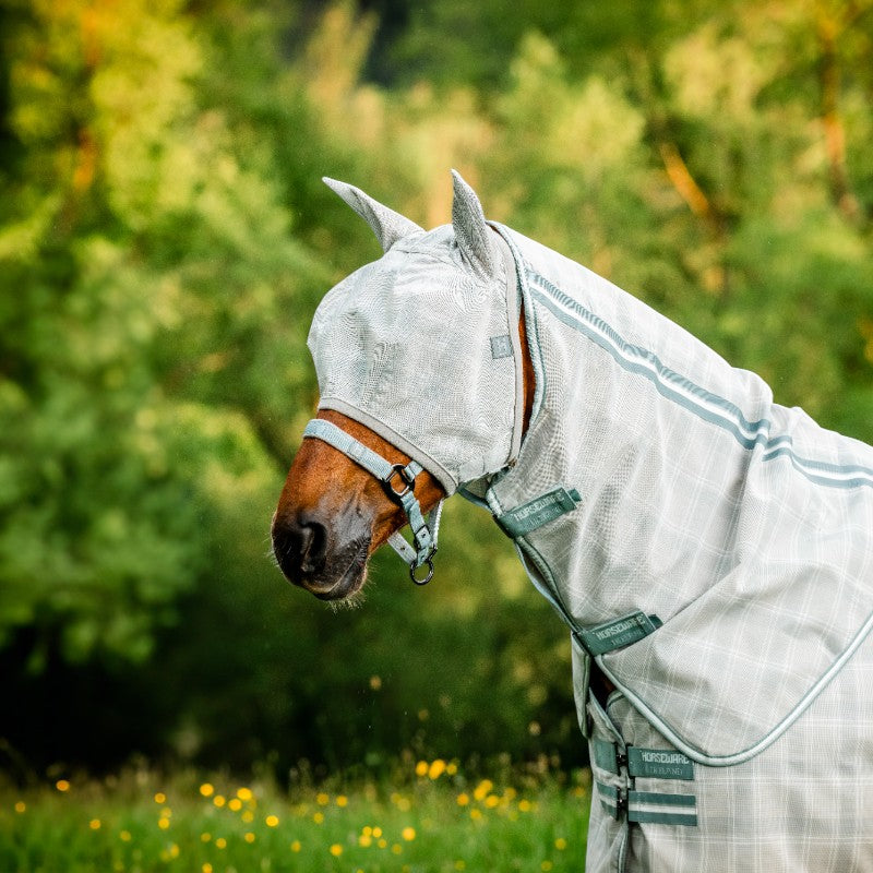 Horseware - Masque anti-mouches Newmarket witney charcoal