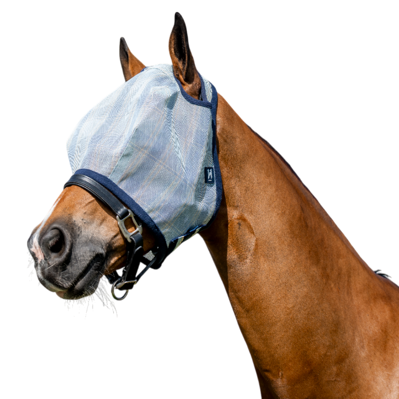 Horseware - Masque anti-mouches sans oreilles Newmarket witney navy