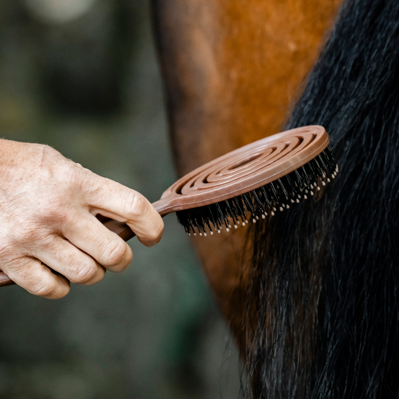 Horseware - Brosse à crins Mane wood effect | - Ohlala