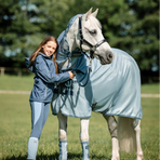 Horseware - Vliegendeken Amigo Bug Rug Plus heather blue/ blauw/ zilver | - Ohlala