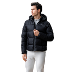 Horseware - Gewatteerde donsjack heren Quilo Monogram zwart | - Ohlala