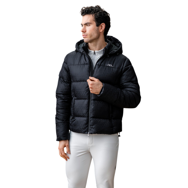 Horseware - Doudoune matelassé homme Quilo Monogram noir | - Ohlala
