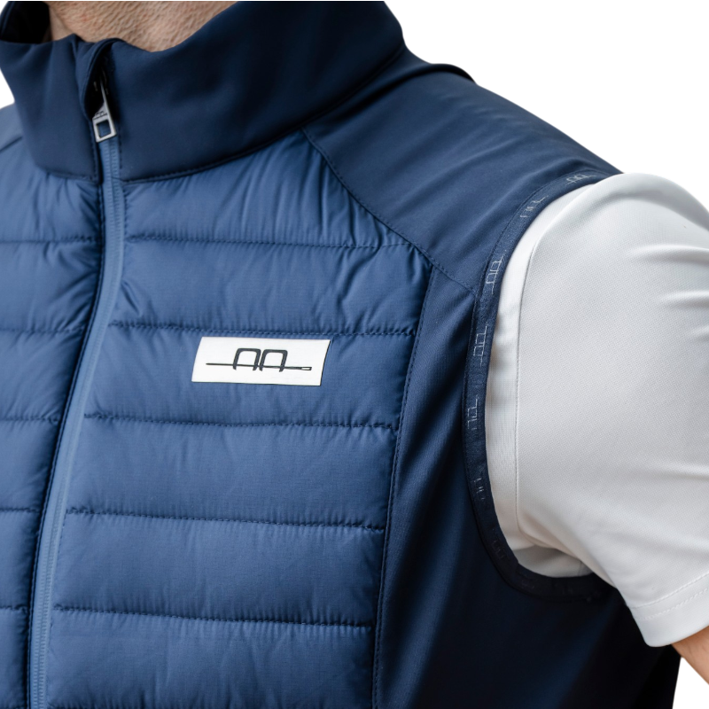 Horseware - Heren mouwloze bodywarmer Kari marine | - Ohlala